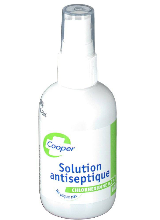Cooper Solution Antiseptique Chlorhexidine 0.5% 100 ml 